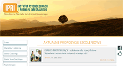 Desktop Screenshot of ipri.com.pl